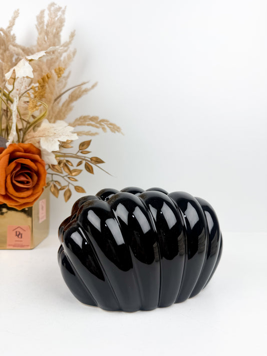 Boîte à mouchoirs moderne en céramique noir