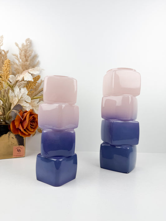 Duo de vases aux teintes captivantes