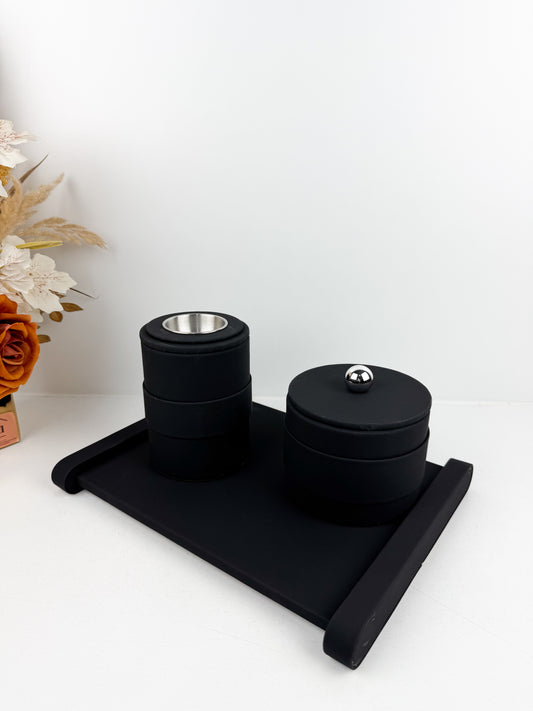 Encensoir décoratif en cuir élégant