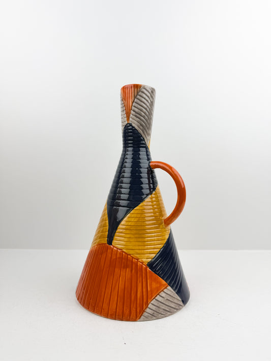 Vase Sculptural Géométrique moderne.