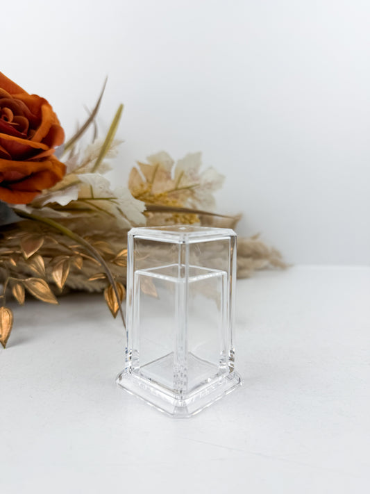 Boîte à cordent en acrylique transparent au design épuré et sophistiqué