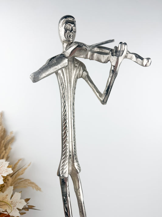 Figurine de violoniste au style épuré