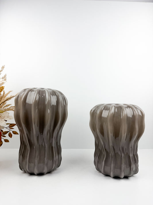 Duo de grands vases aux formes de cactus très chic