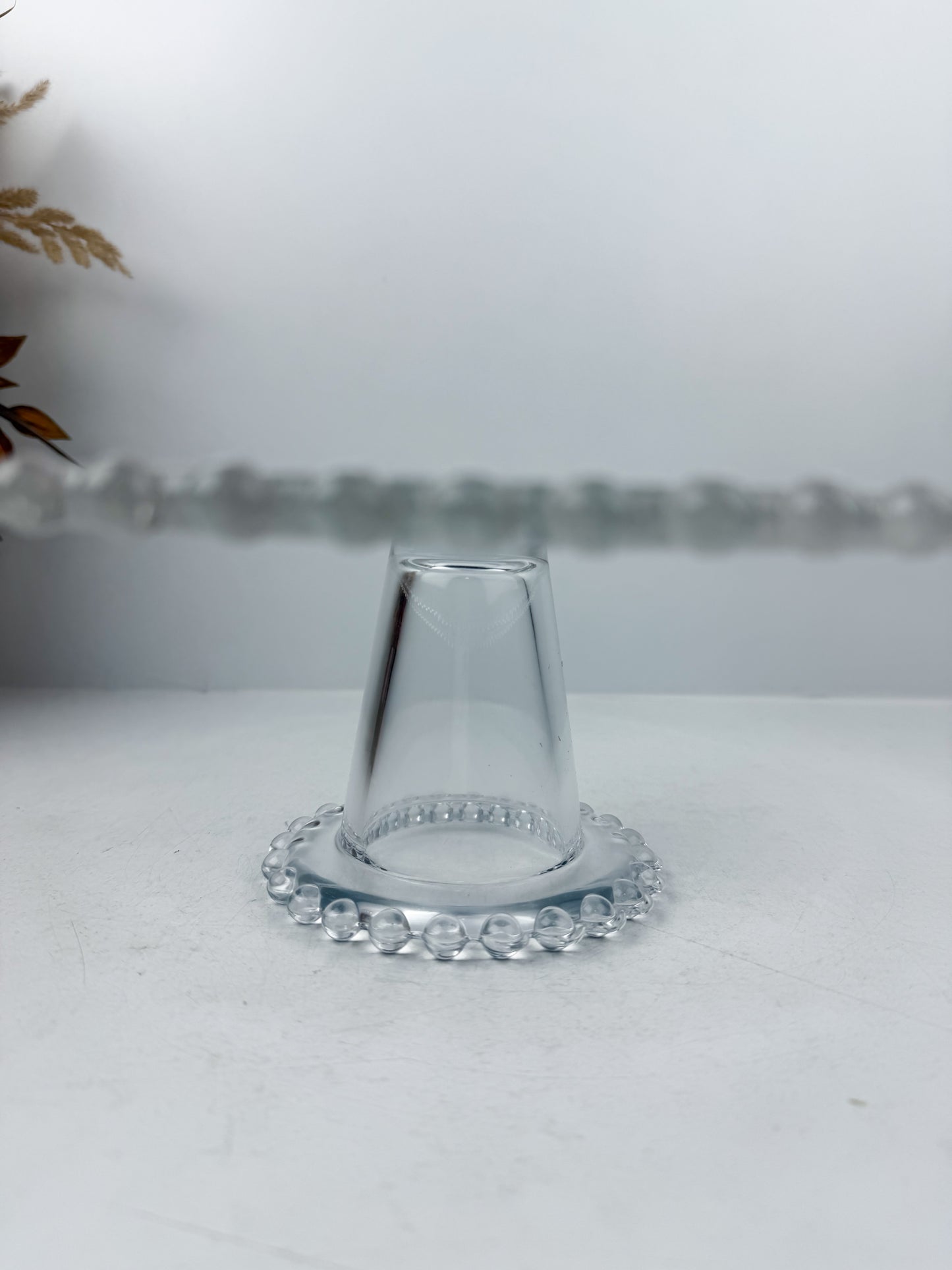 Présentoir rond en verre de qualité supérieure, design chic et luxe