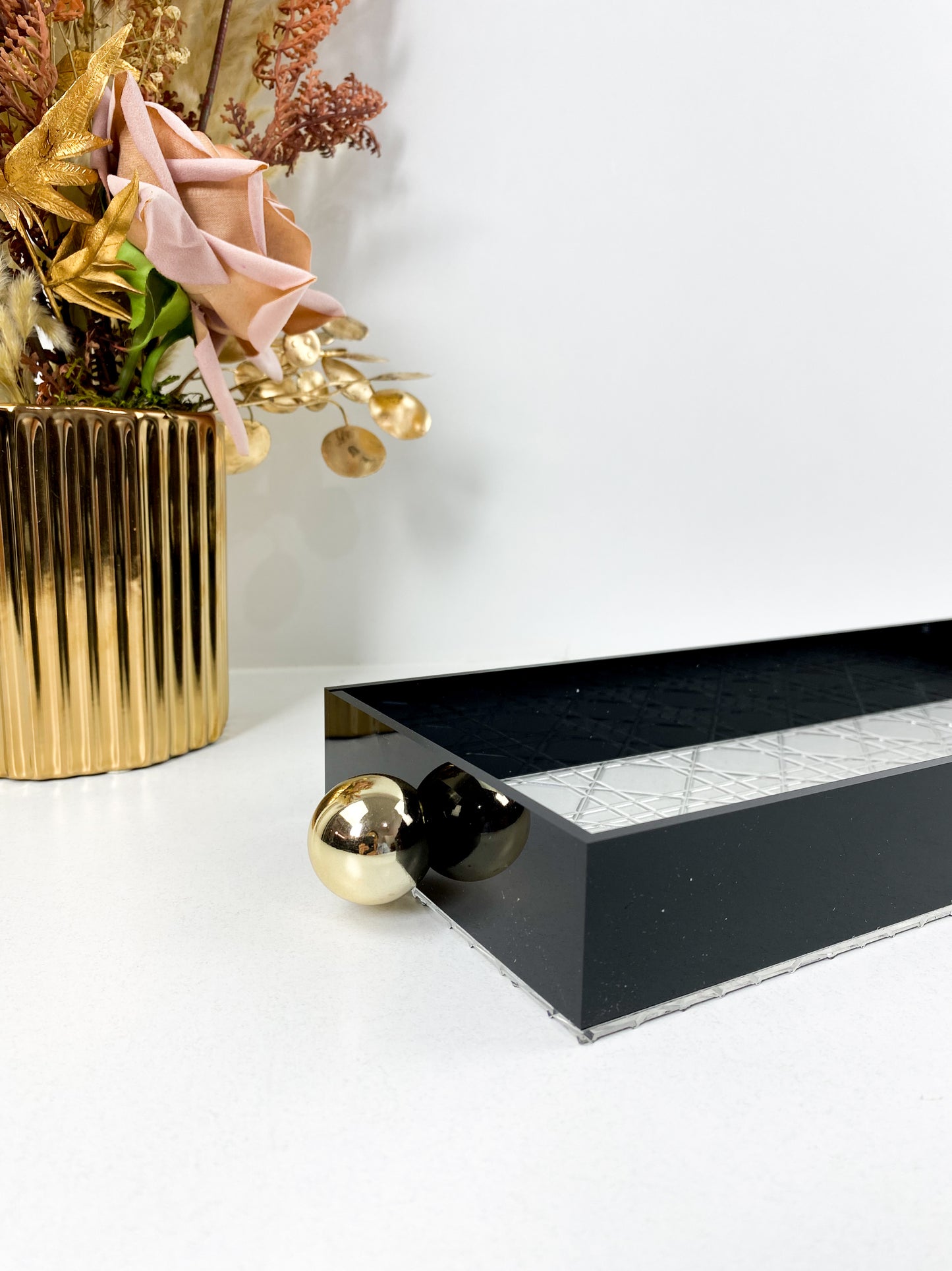 Set 3 Plateaux en plexiglass