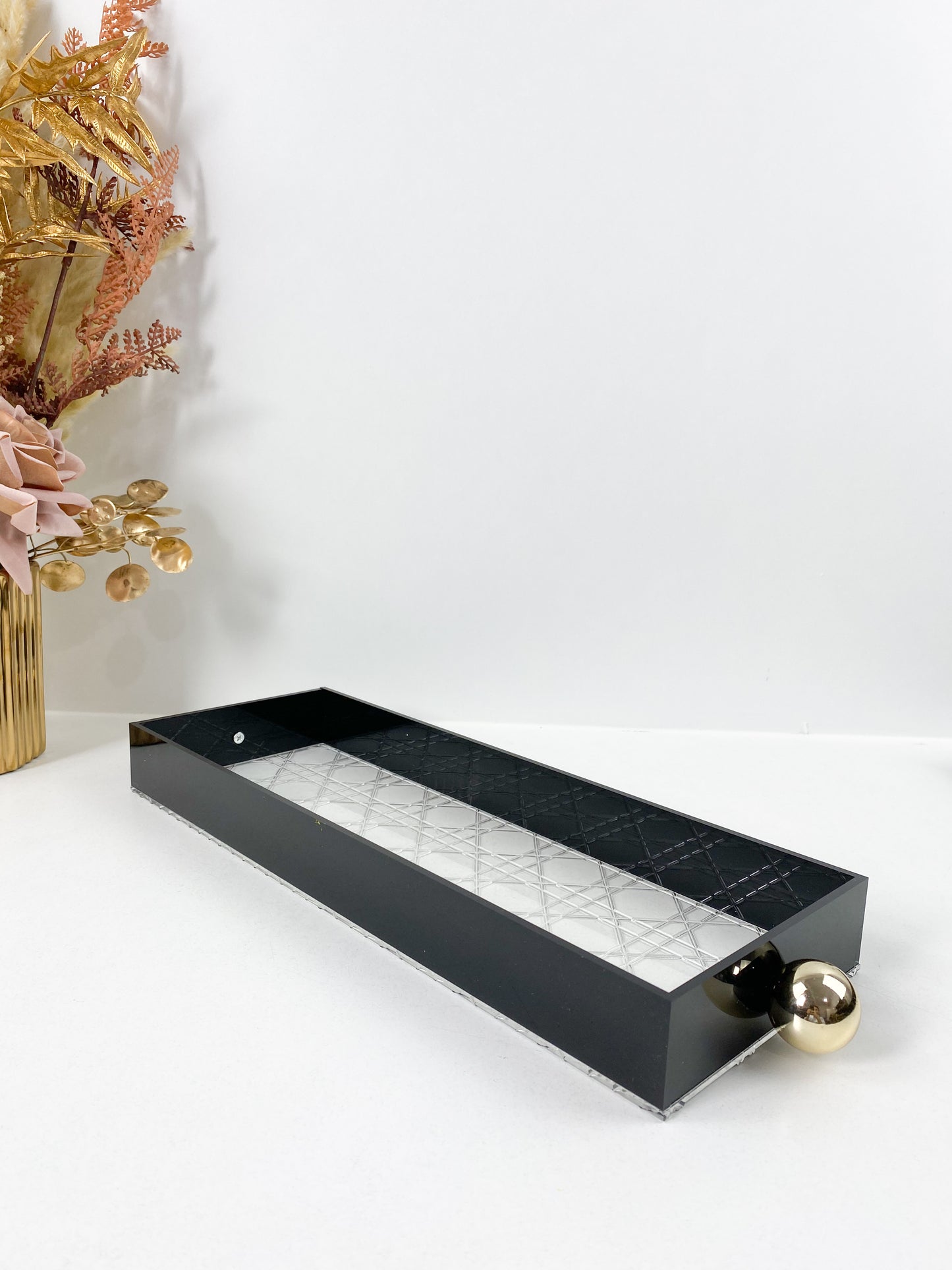 Set 3 Plateaux en plexiglass