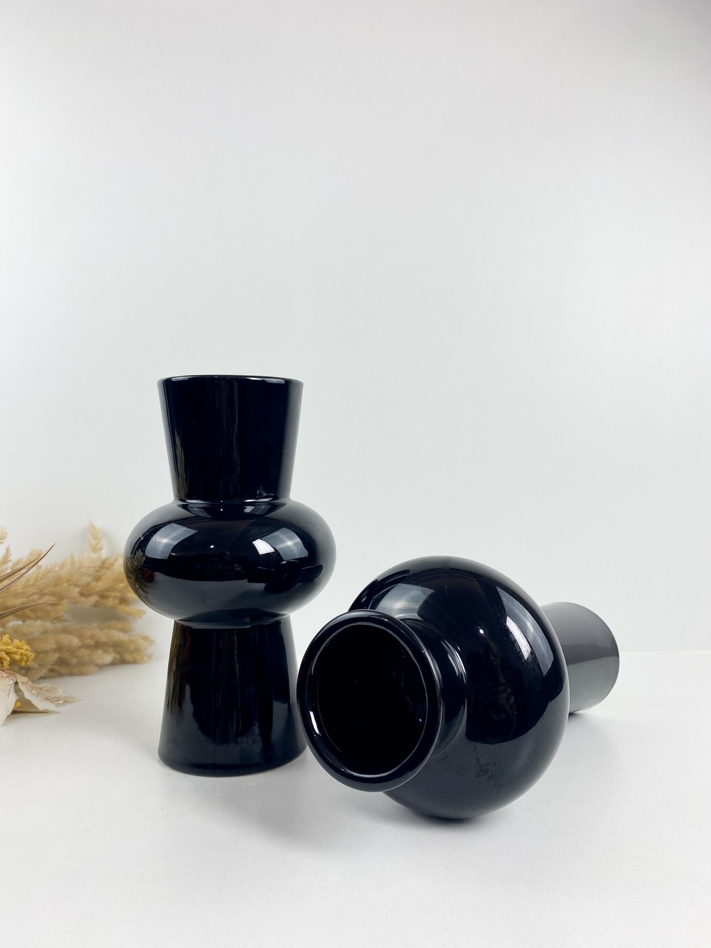 Vase à fleurs en céramique , vases décoratifs modernes pour la maison, bouteille de plantes, ornement de bureau chic