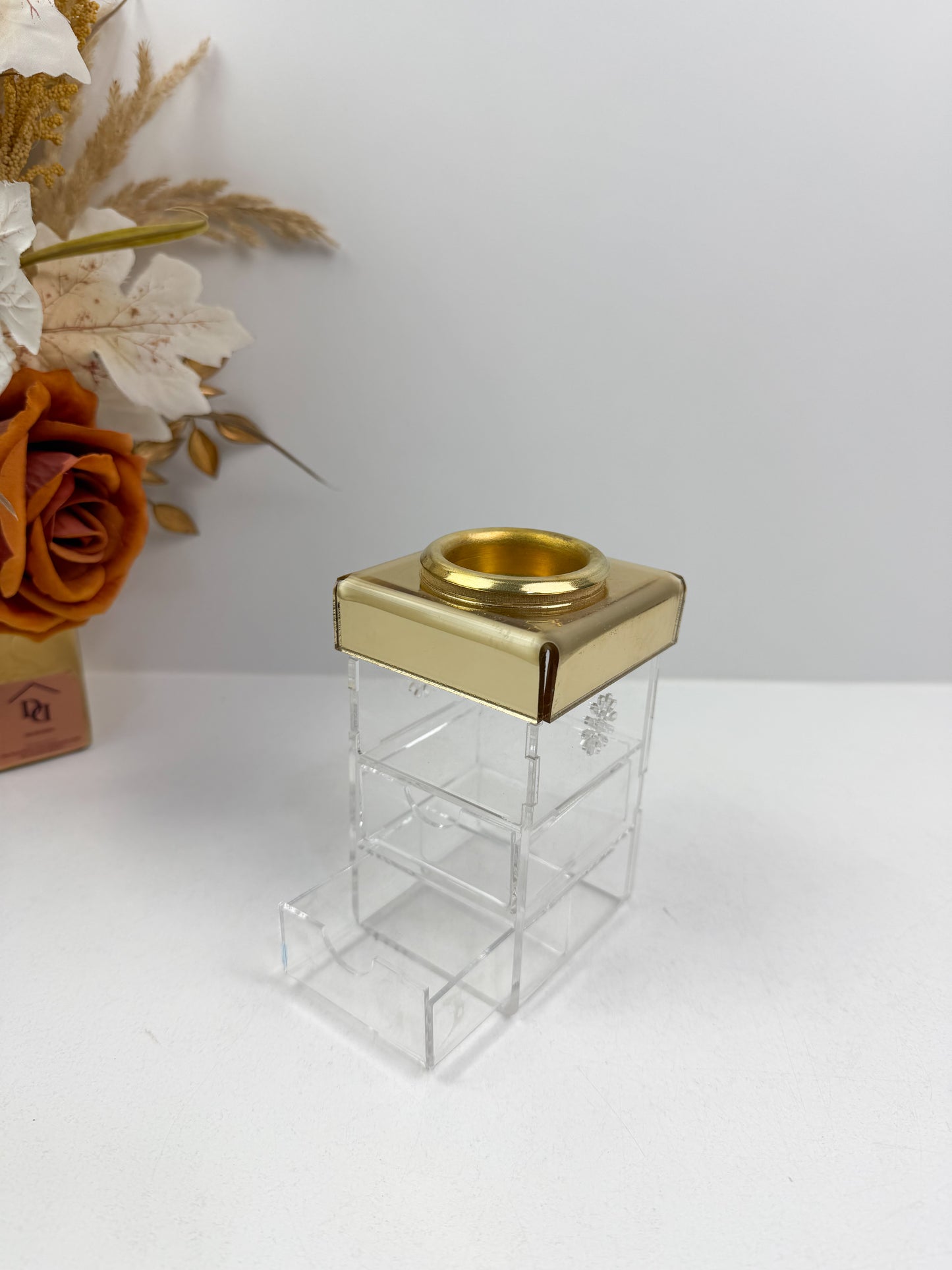 Encensoirs transparent avec trois compartiments