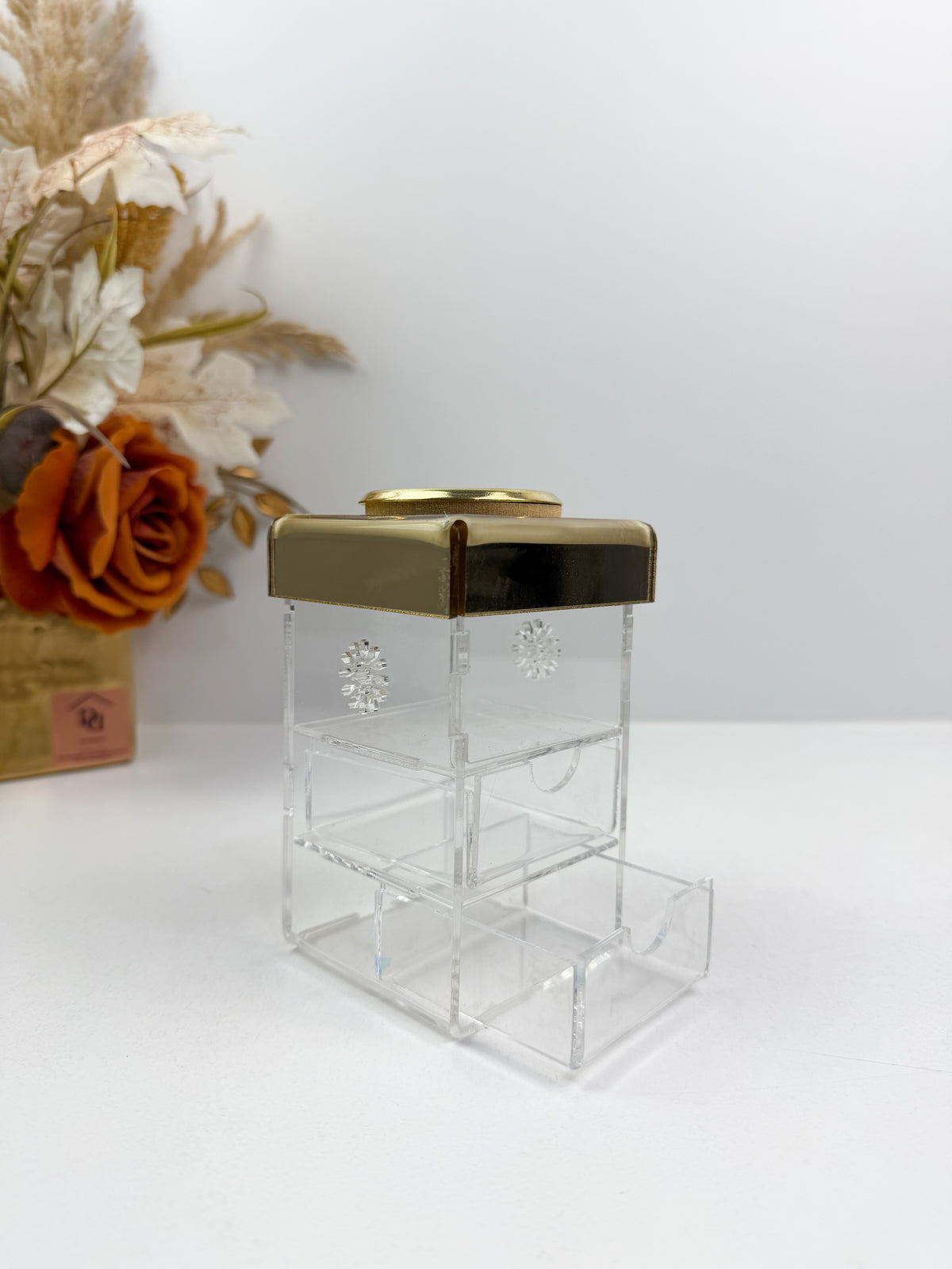 Encensoirs transparent avec trois compartiments