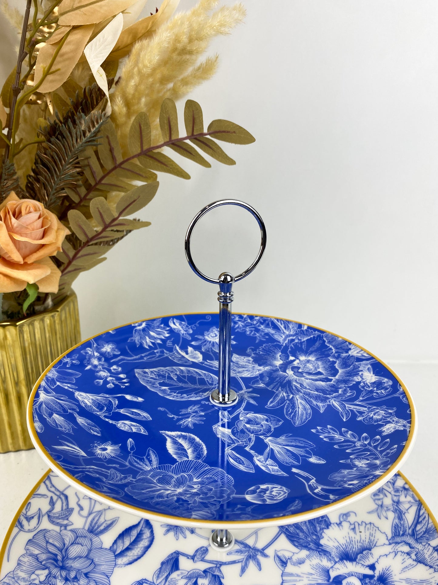 Présentoirs –Présentoir à gâteau bleu ciel