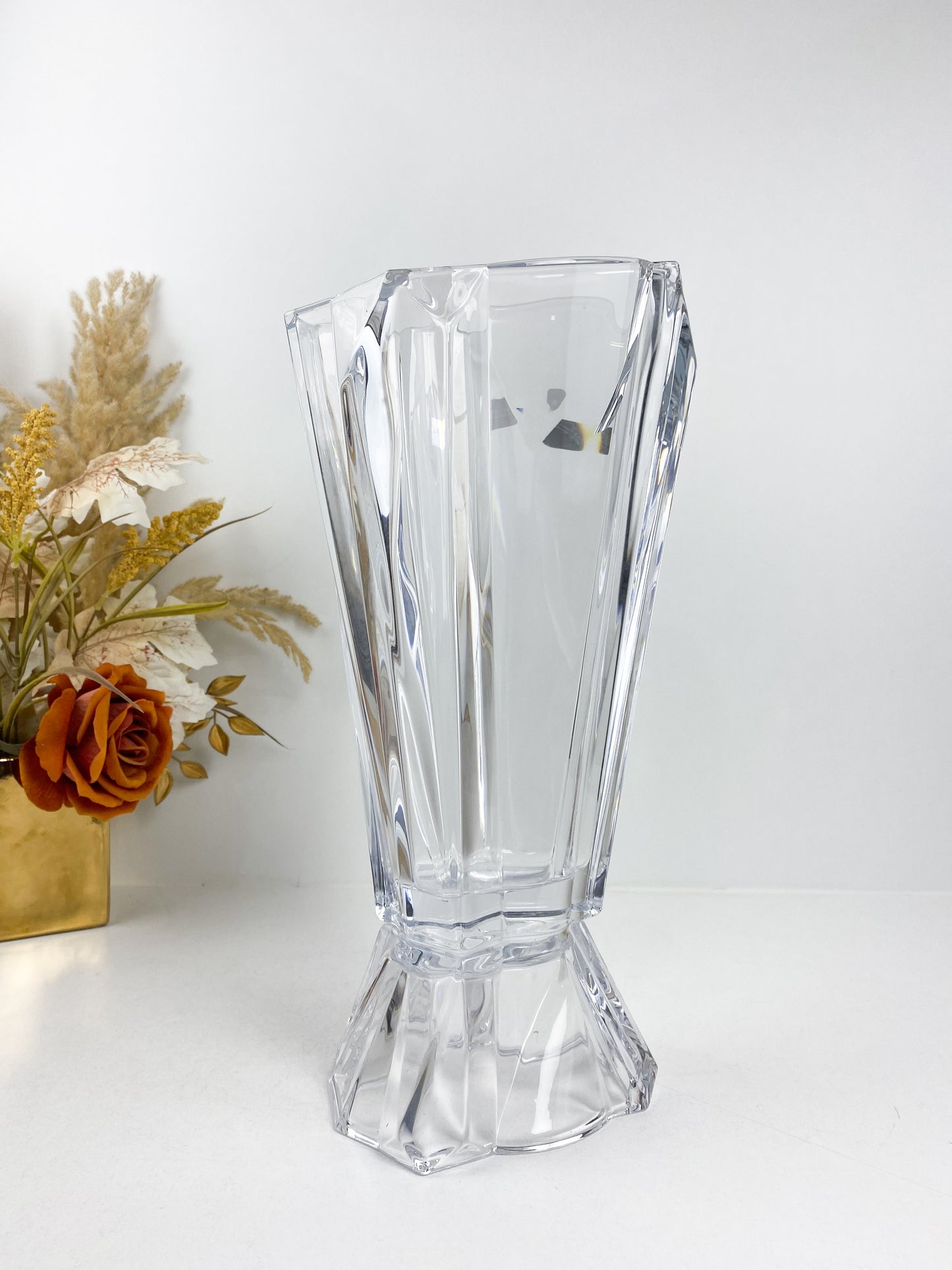 Grand Vase transparent moderne