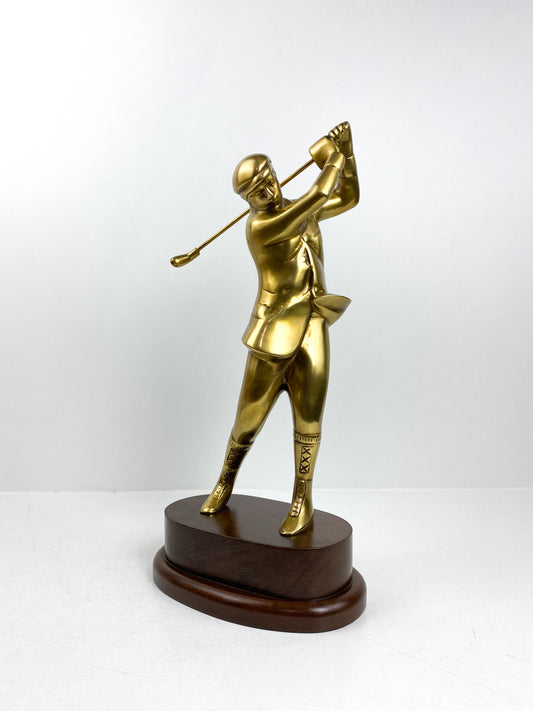 Figurine de Golfeur masculin en cuivre Haute qualité