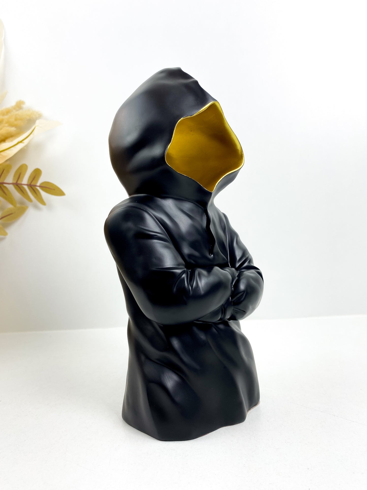 Statuette Anonyme De mi-Homme –Noir
