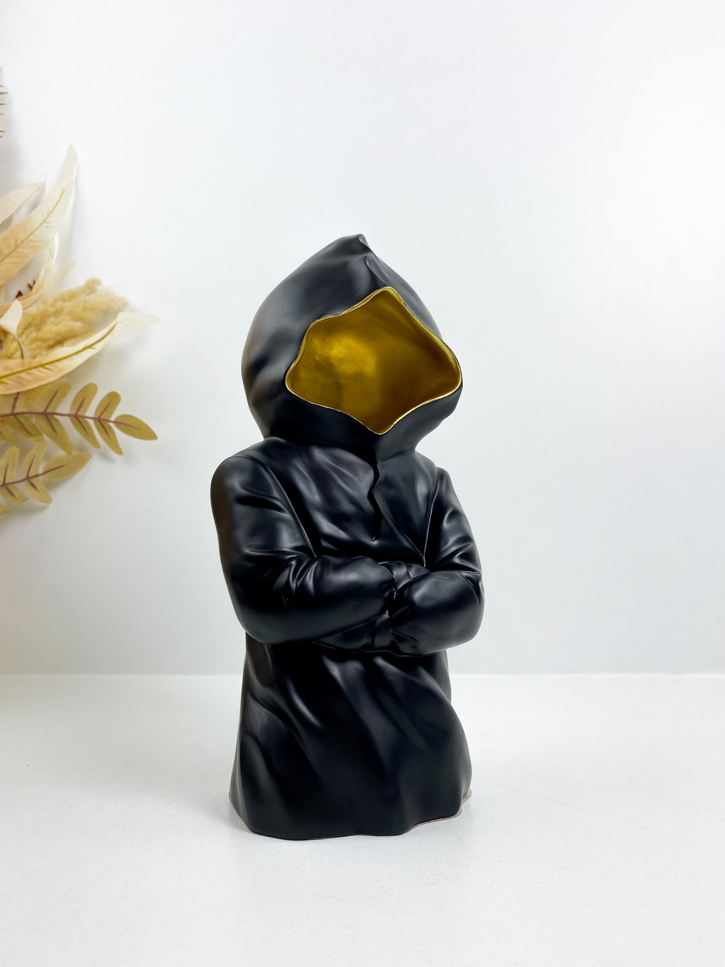 Statuette Anonyme De mi-Homme –Noir