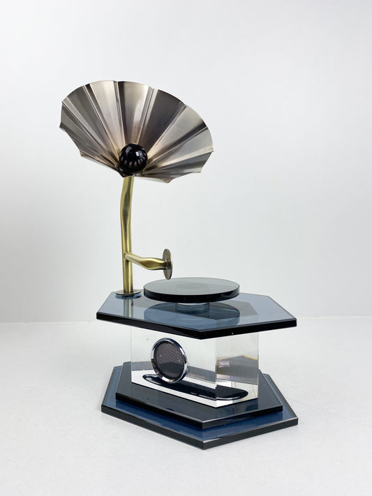 Grand Ornement de lecteur CD en cristal moderne