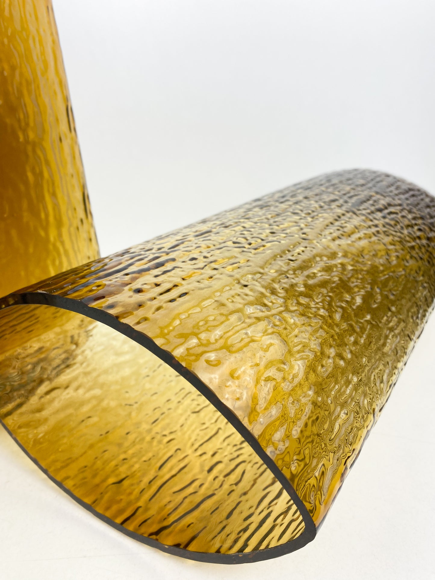 Duo Vase brun, vase de table, vase transparent pour fleurs séchées