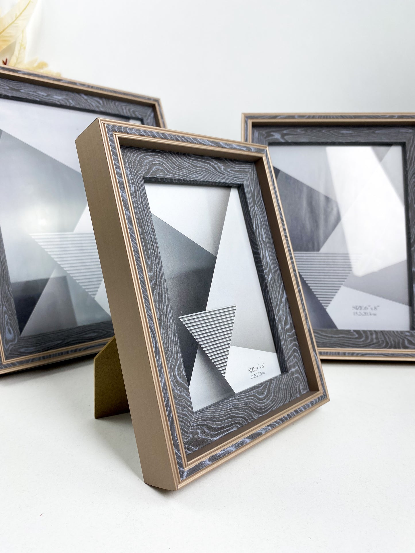 Cadre photo vintage tendance, cadre photo glamour en bois