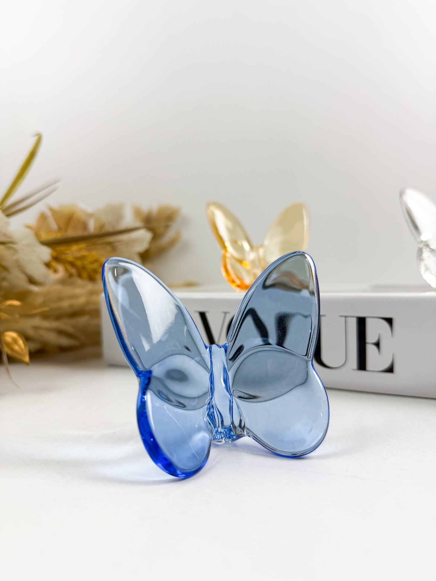 Ornement papillon en cristal haut gamme style populaire