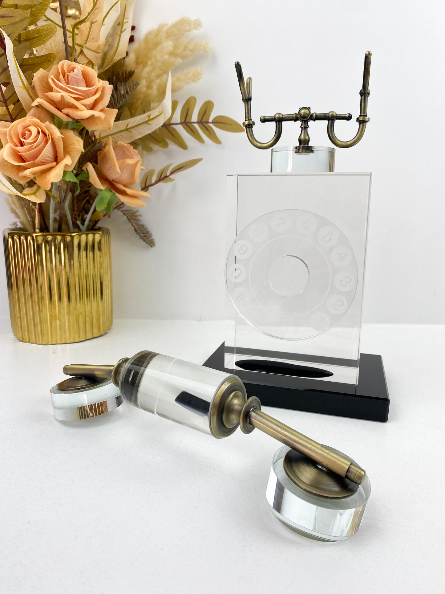 Ornements de téléphone en cristal Vintage