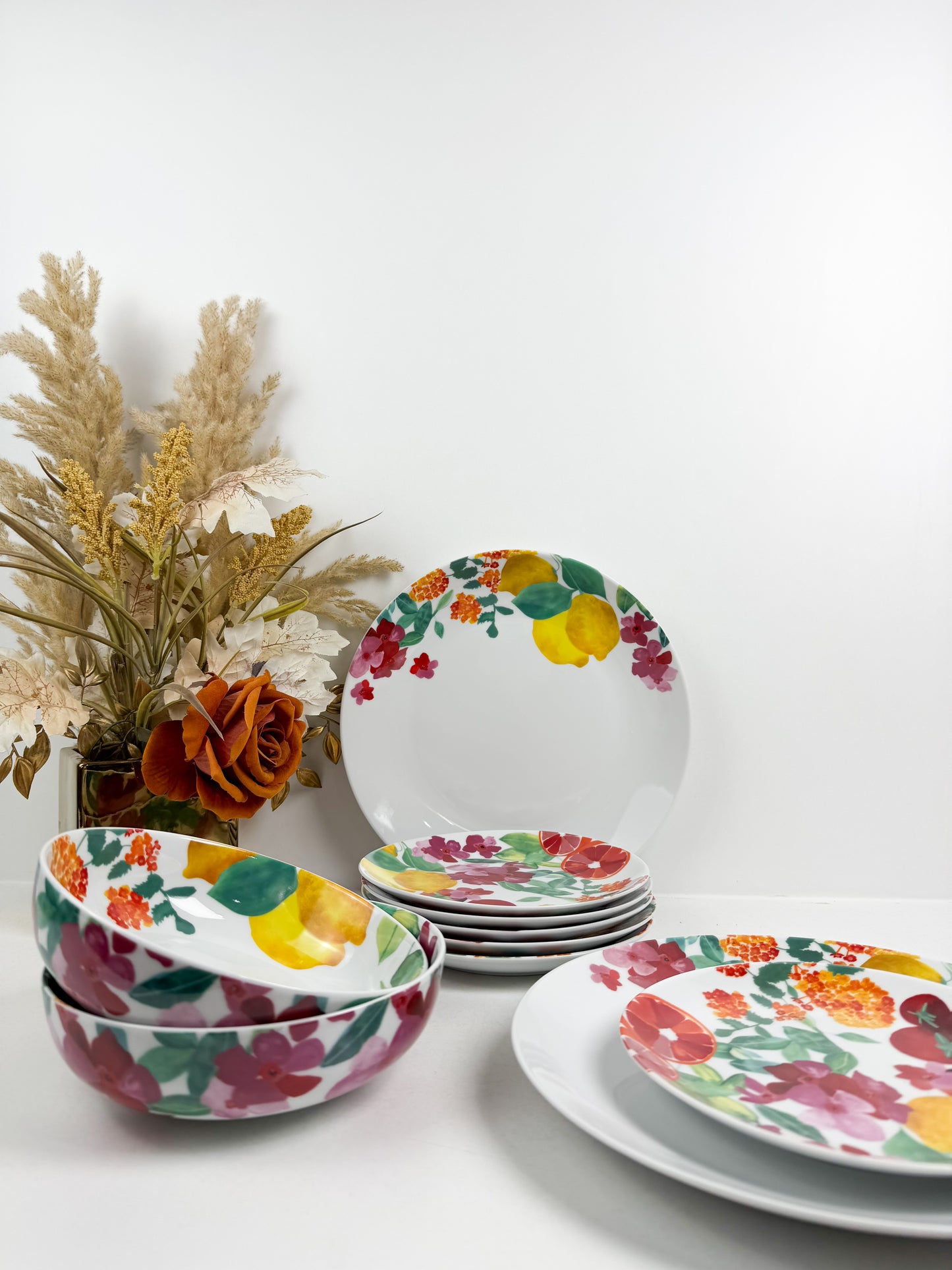 Service de table en porcelaine 18 pièces de haute qualité