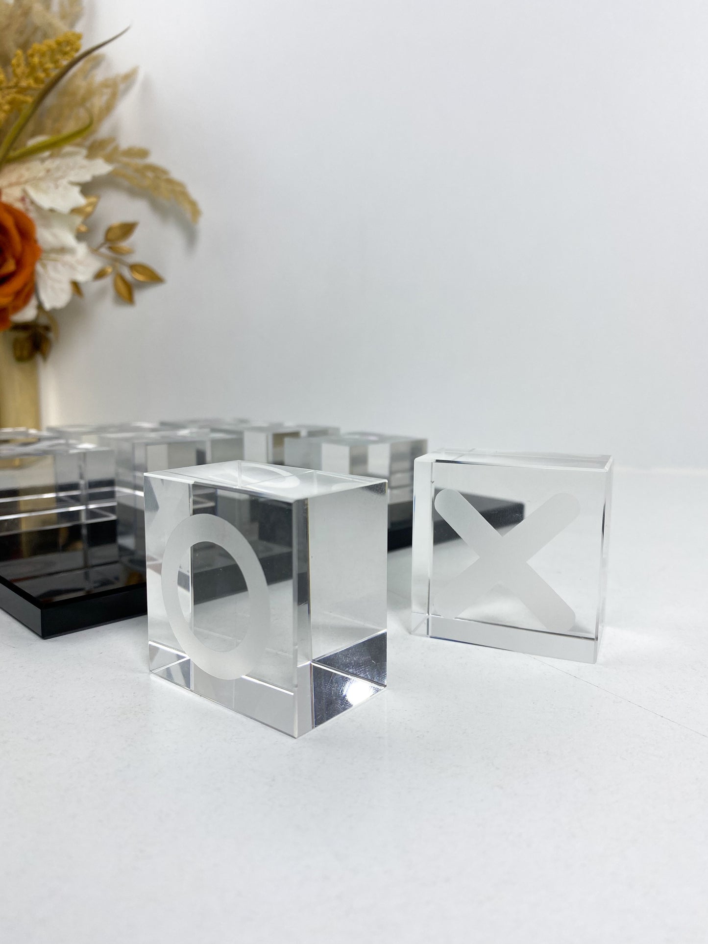 Jeu d'échecs de luxe en cristal
