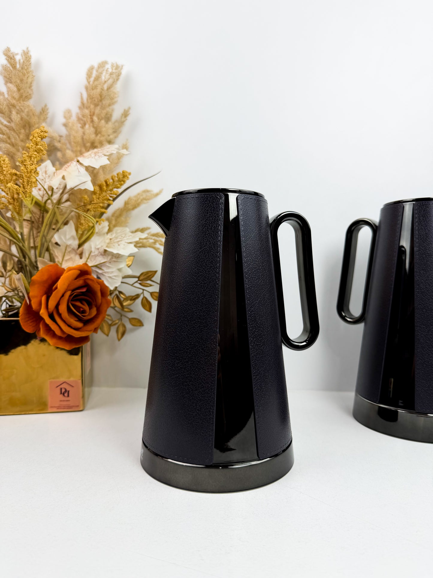 Ensemble de thermos noir gris