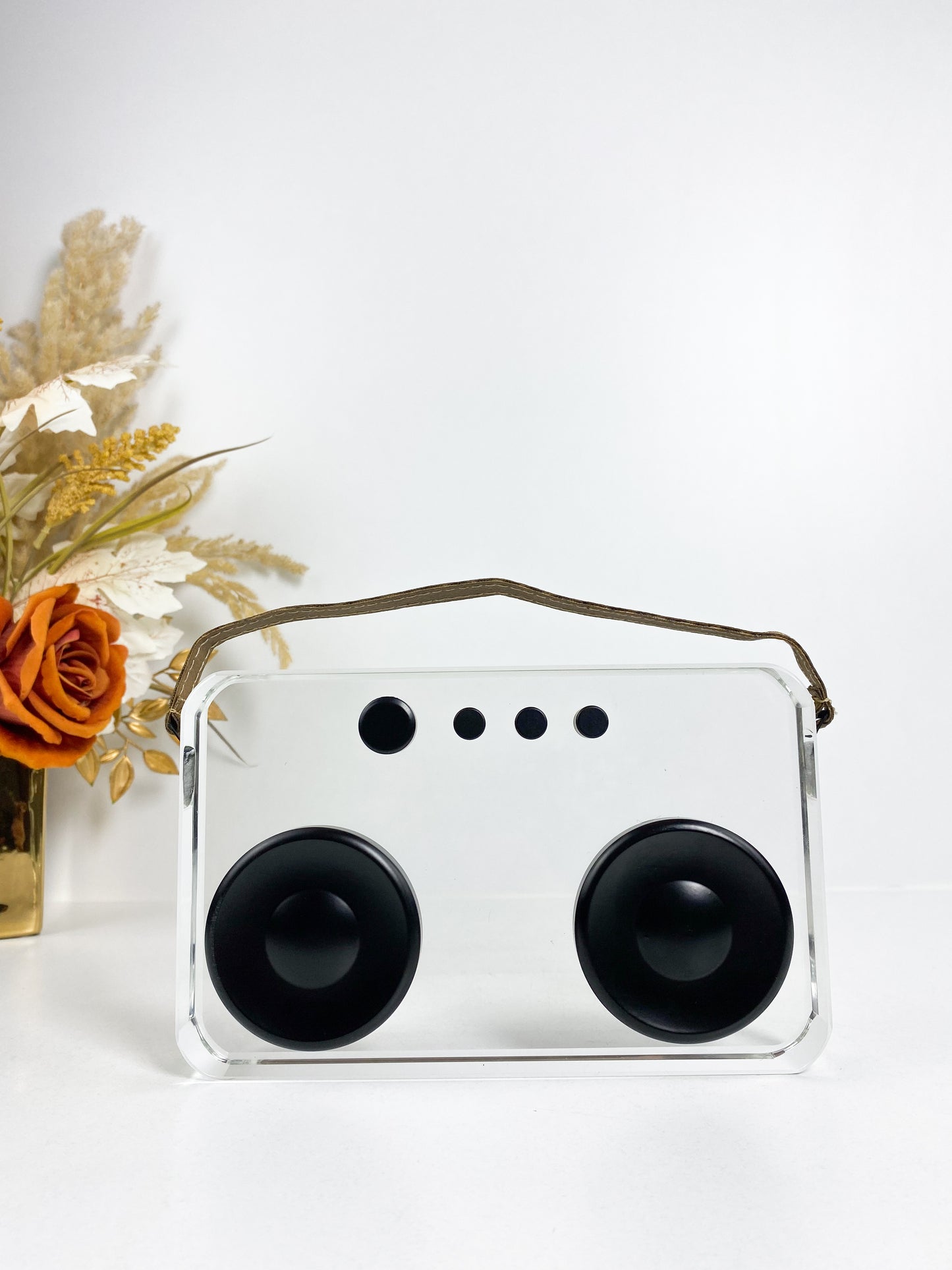 Ornement de sculpture d'enregistreur en cristal moderne créatif, mode géométrique