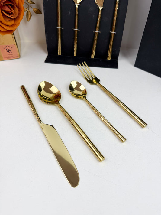 Ensemble de couverts Dio Home Access Ory doré-24 Pièces-