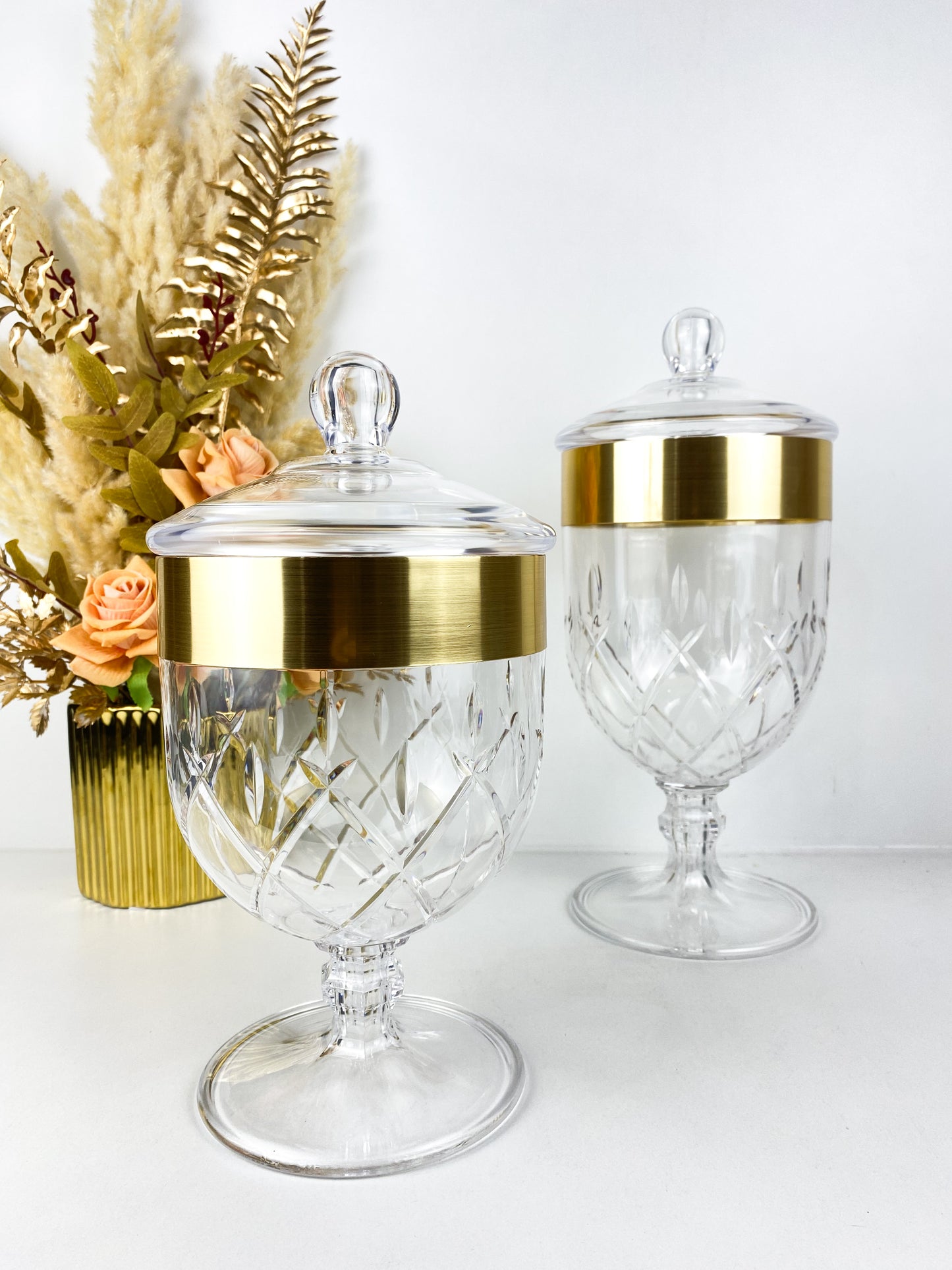 Bonbonnières - Bocal de rangement en plexiglas pour organisation pratique