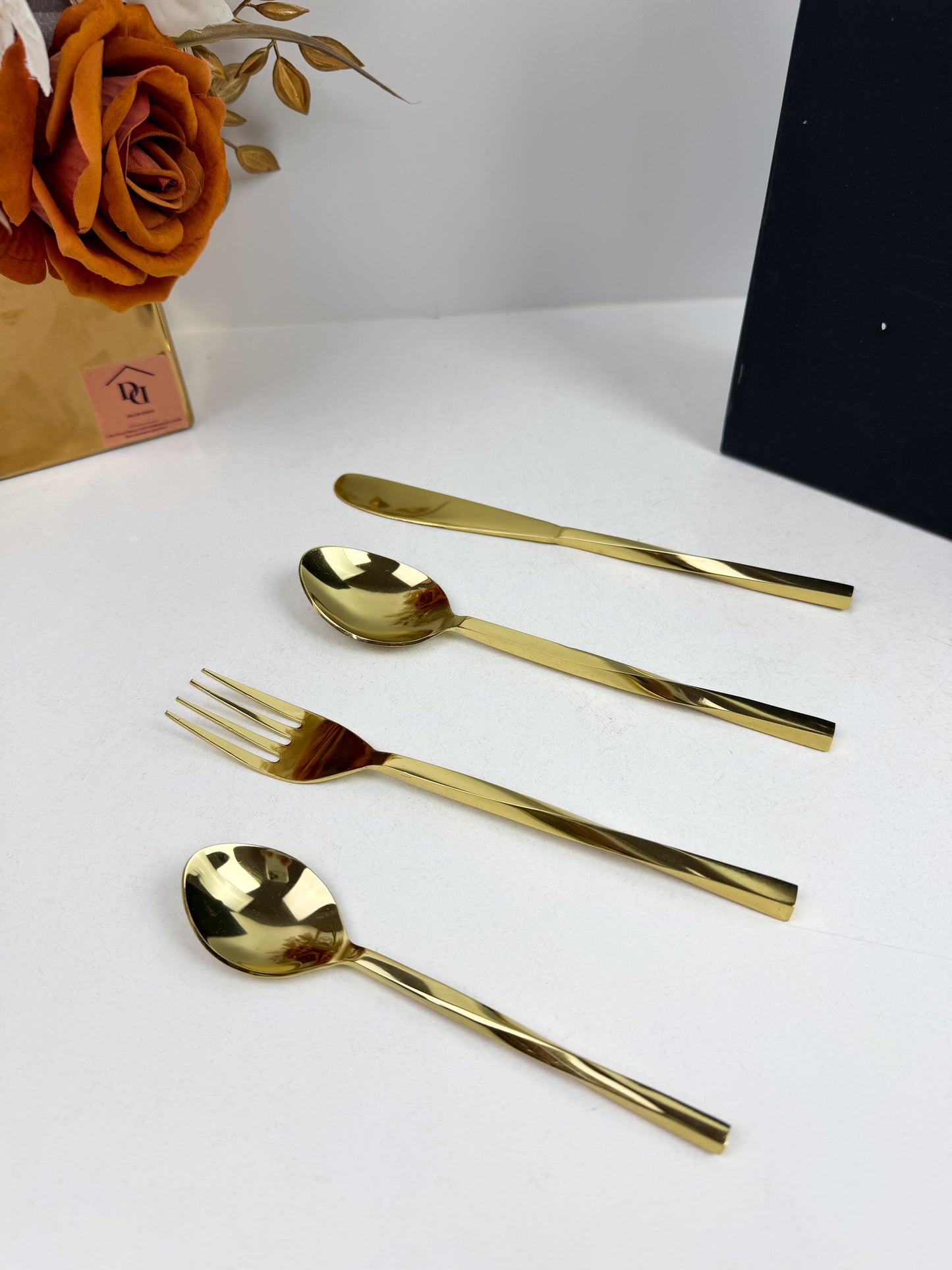 Ensemble de couverts Dio Home Access Ory doré-24 Pièces-