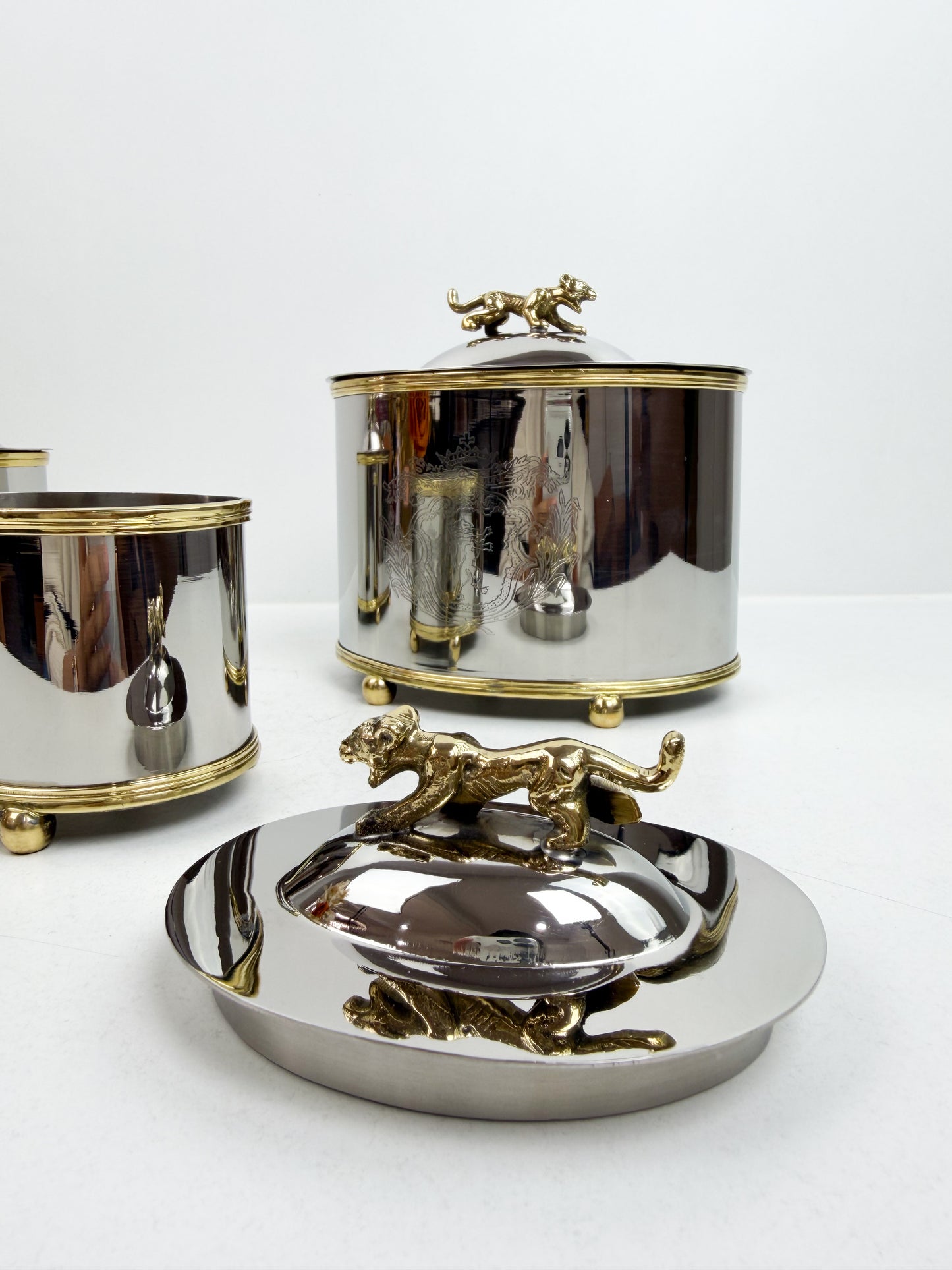 Boîtes décoratives avec couvercle de luxe et moderne