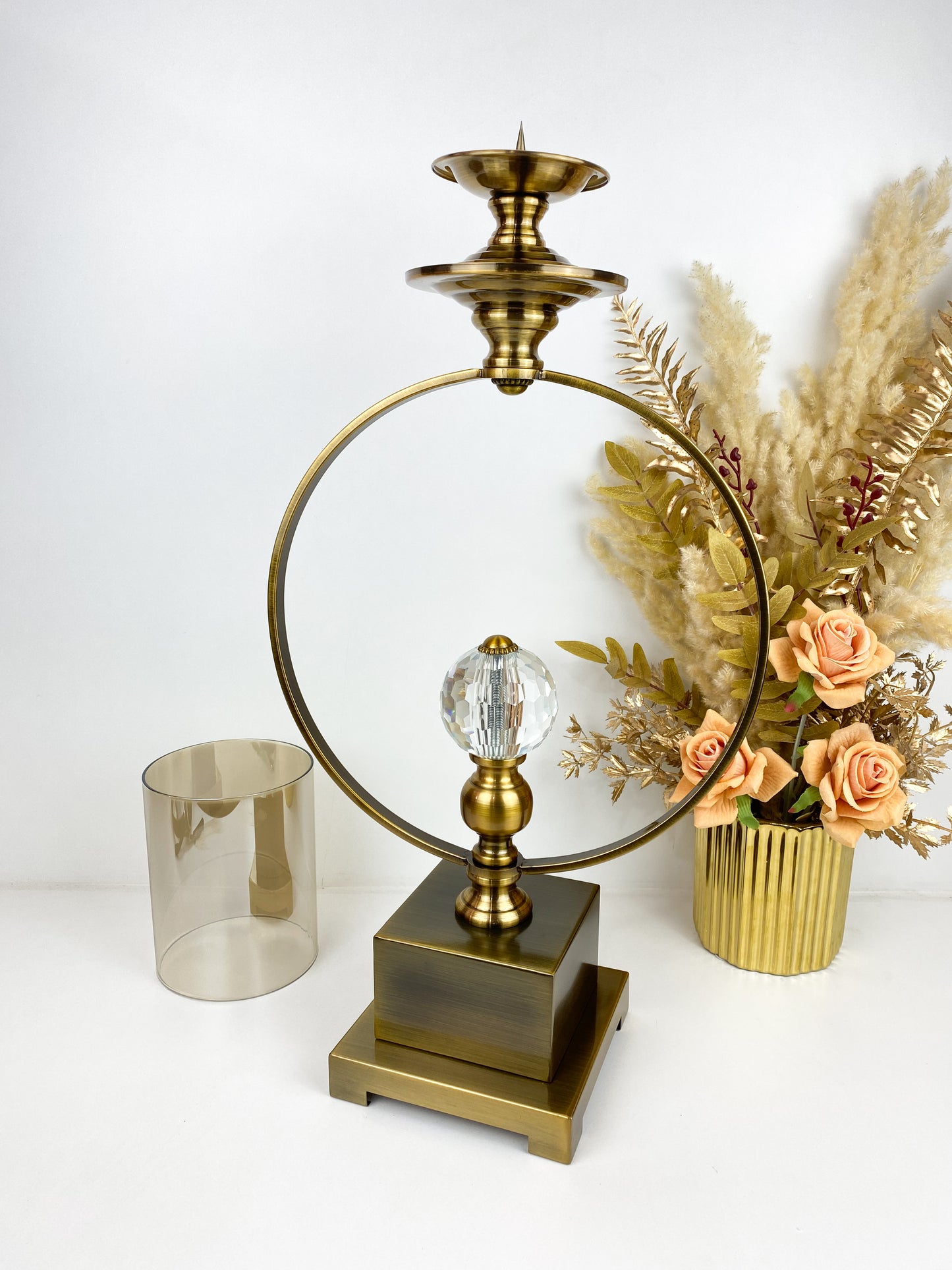 Bougeoirs ـ Chandelier en métal