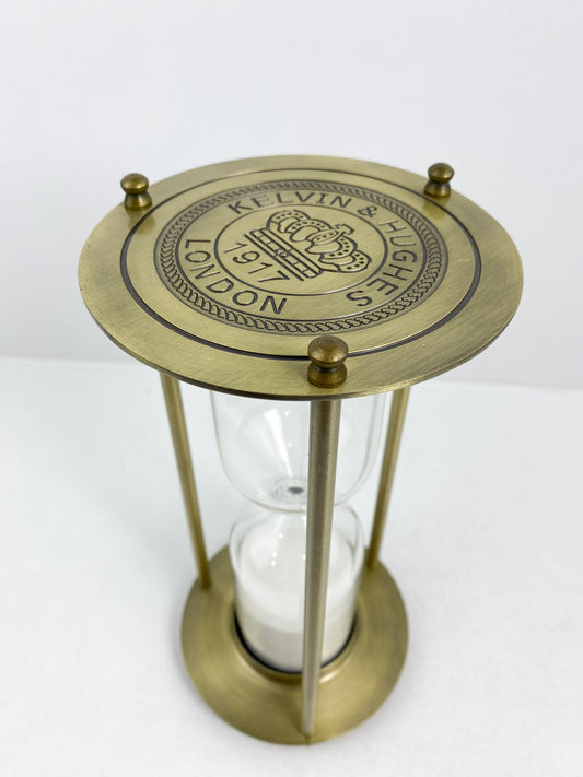 Sablier Globe Minuterie, Horloge de Sable Blanc