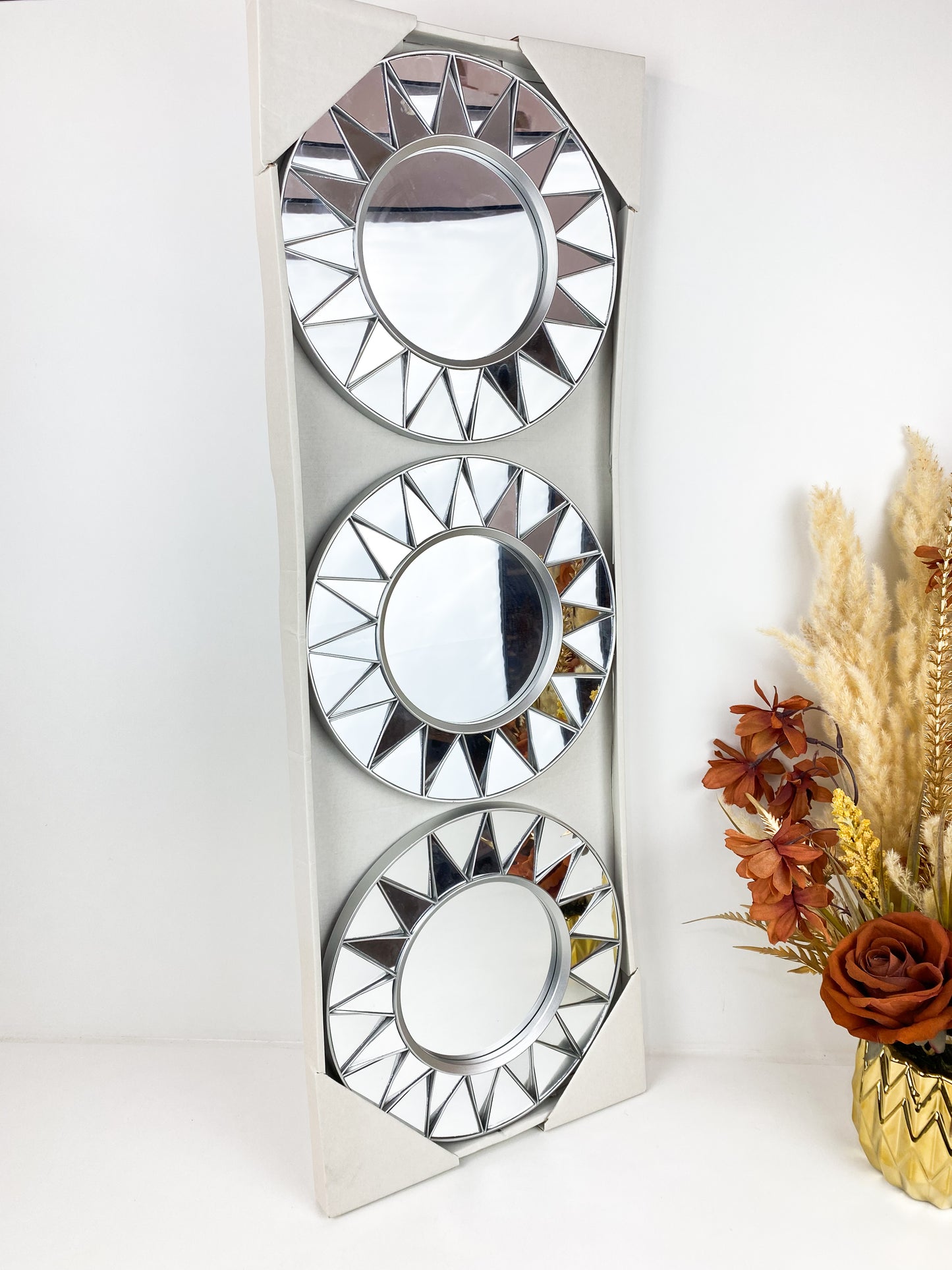 Miroir décoratif Rond , 3 pièces