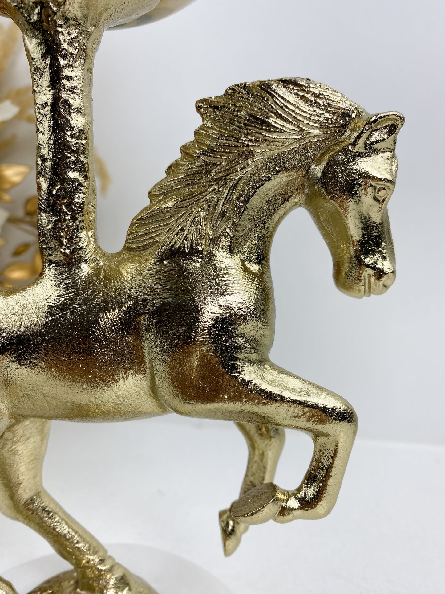 Bougeoir décoratif en forme de cheval