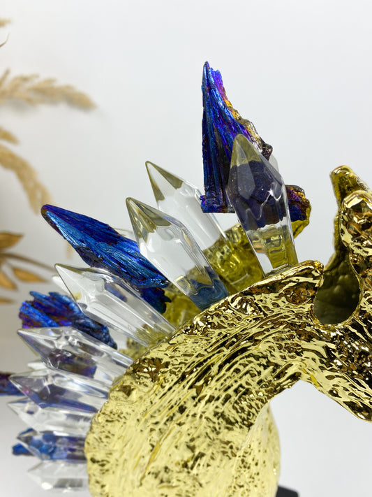 Statue de tête de cheval en pierre naturelle, modèle d'art abstrait créatif , décoration de maison