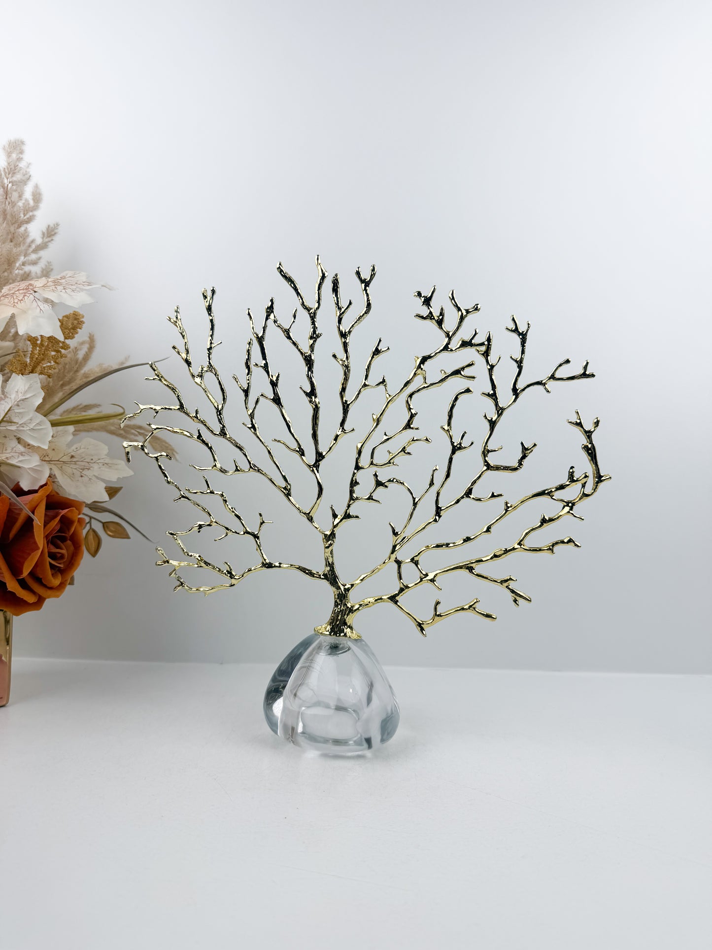 Arbre Décoratif luxueuse sur Socle en cristal.