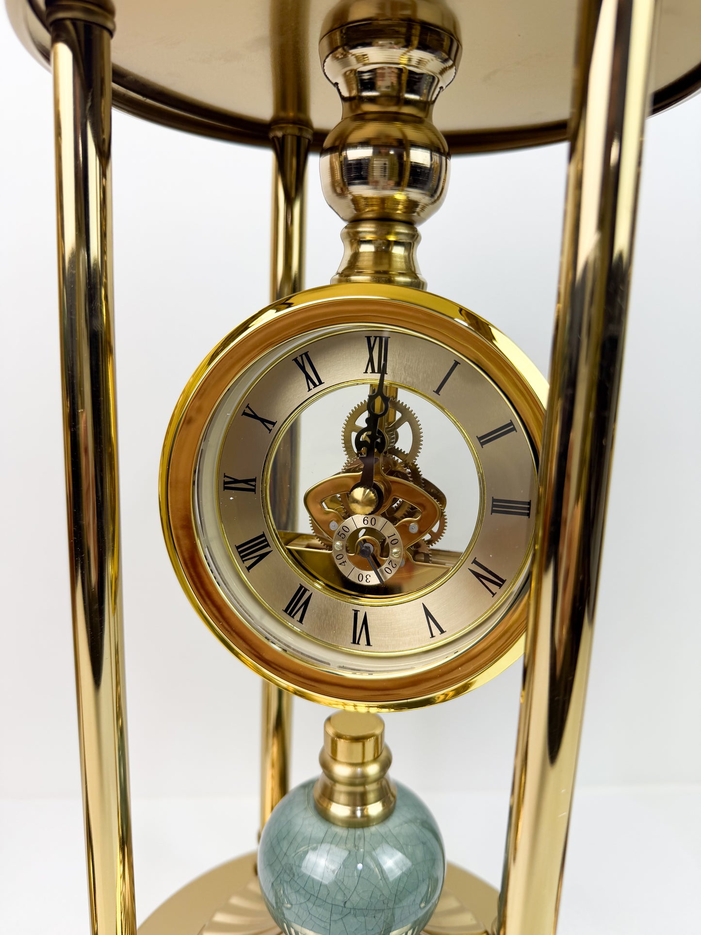 Bougeoir horloge en métal haute qualité