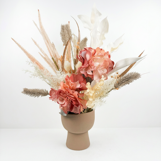 Fleurs séchées d'une élégance intemporelle très chic.