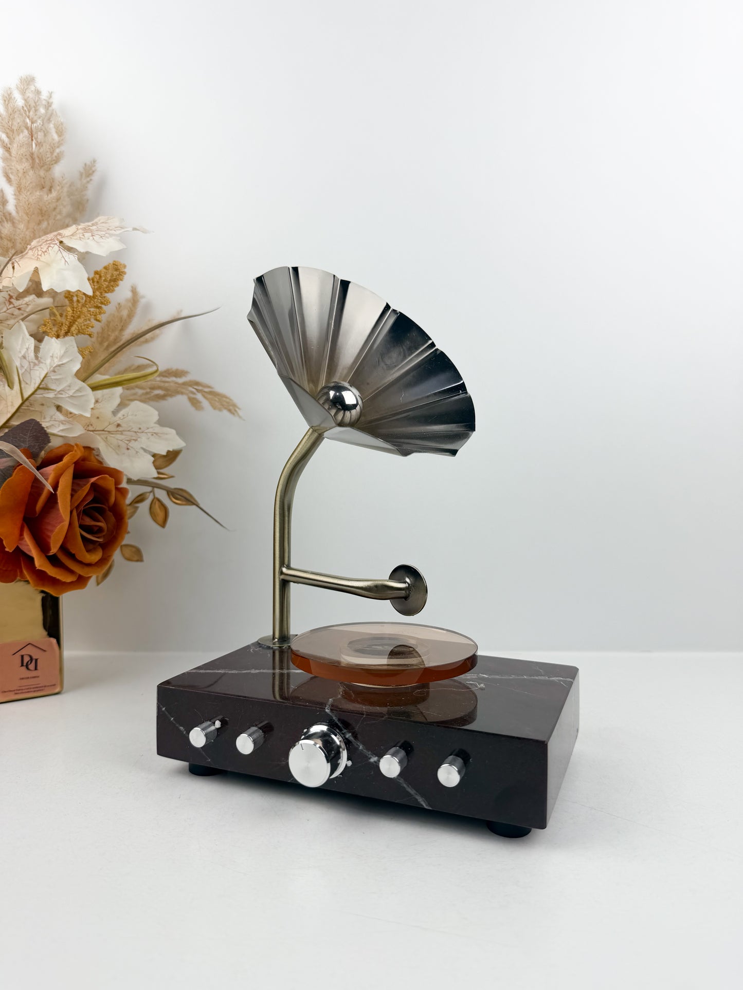 Ornements de jukebox simulé, artisanat moderne, équipement de musique rouge