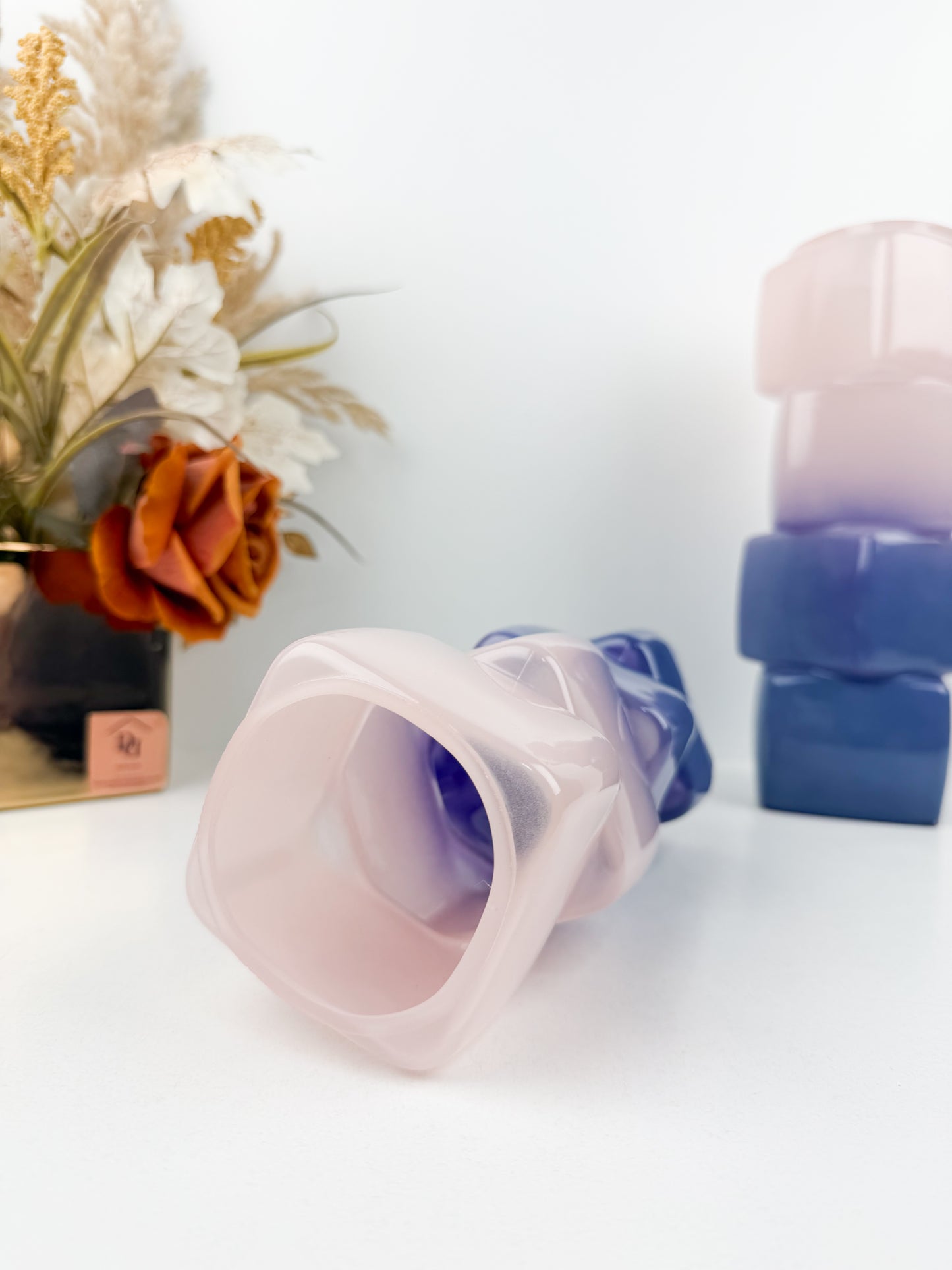 Duo de vases aux teintes captivantes