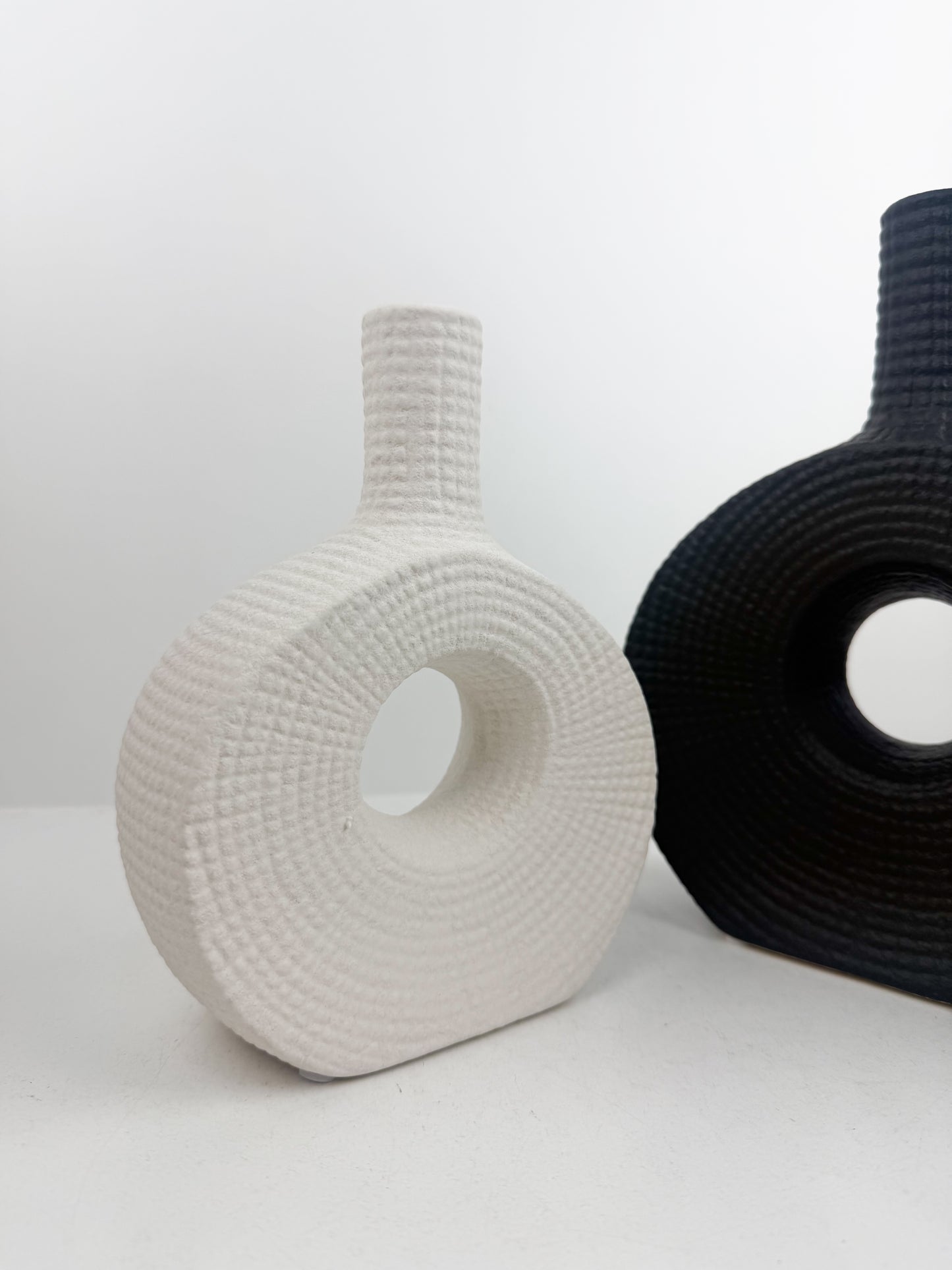 Duo vase décoratif au design contemporain et épuré