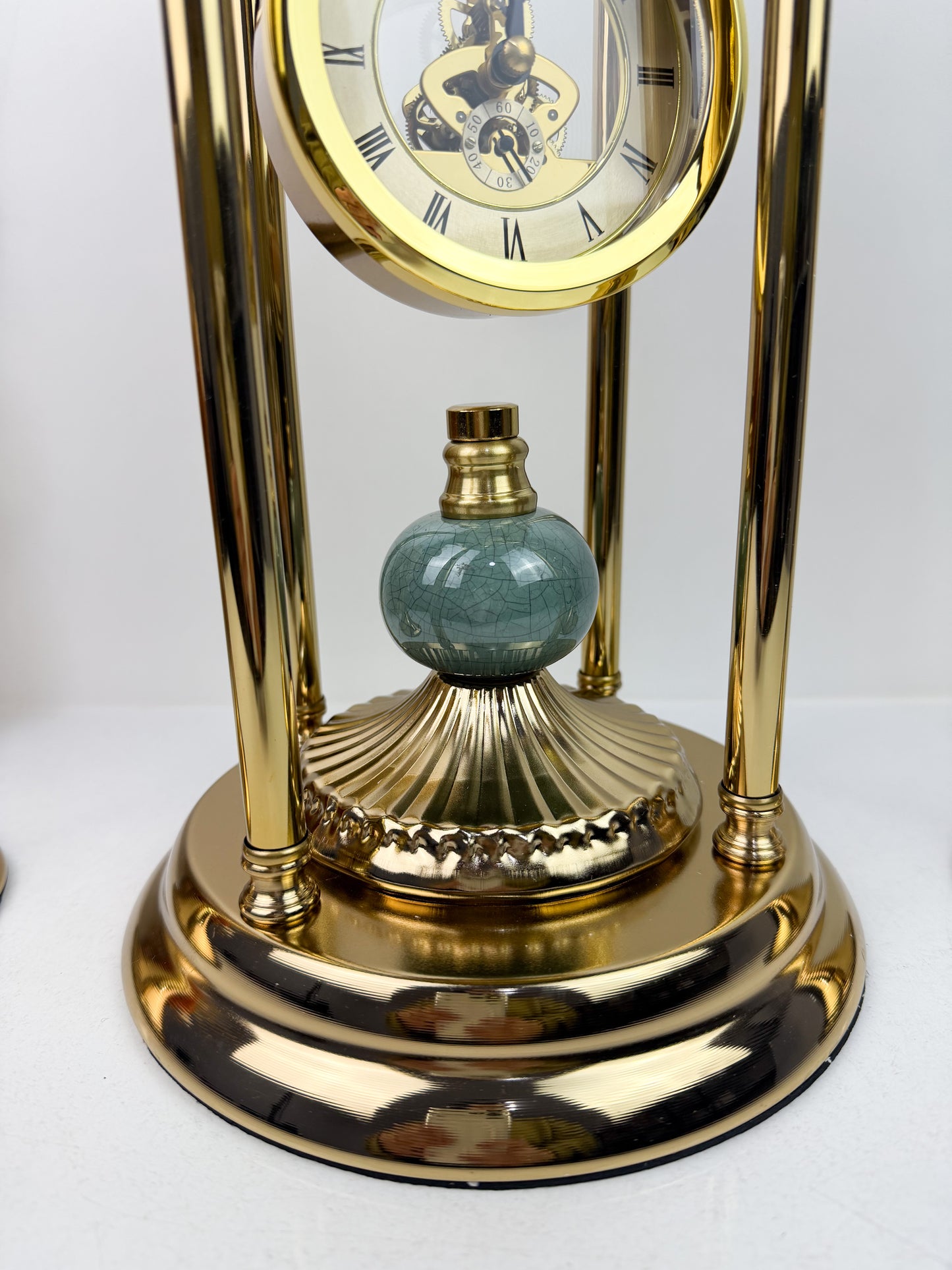 Bougeoir horloge en métal haute qualité