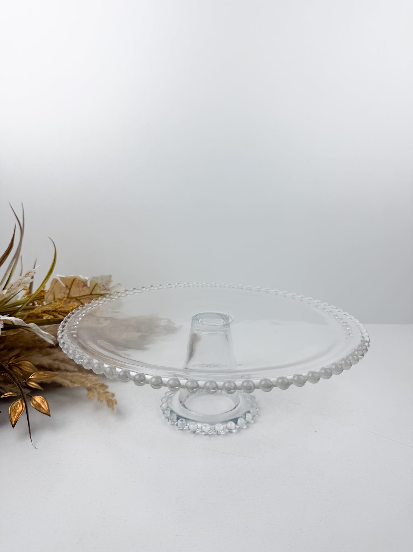Présentoir rond en verre de qualité supérieure, design chic et luxe