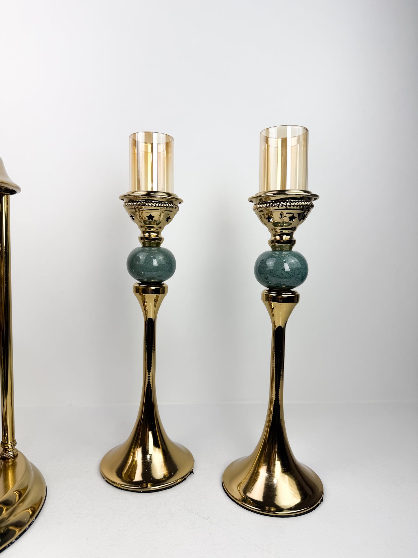 Bougeoir horloge en métal haute qualité