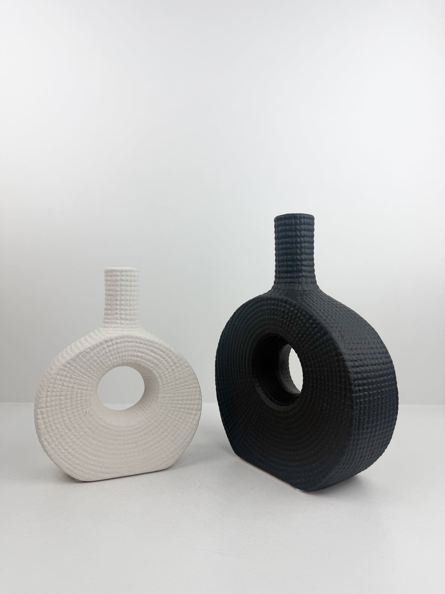 Duo vase décoratif au design contemporain et épuré