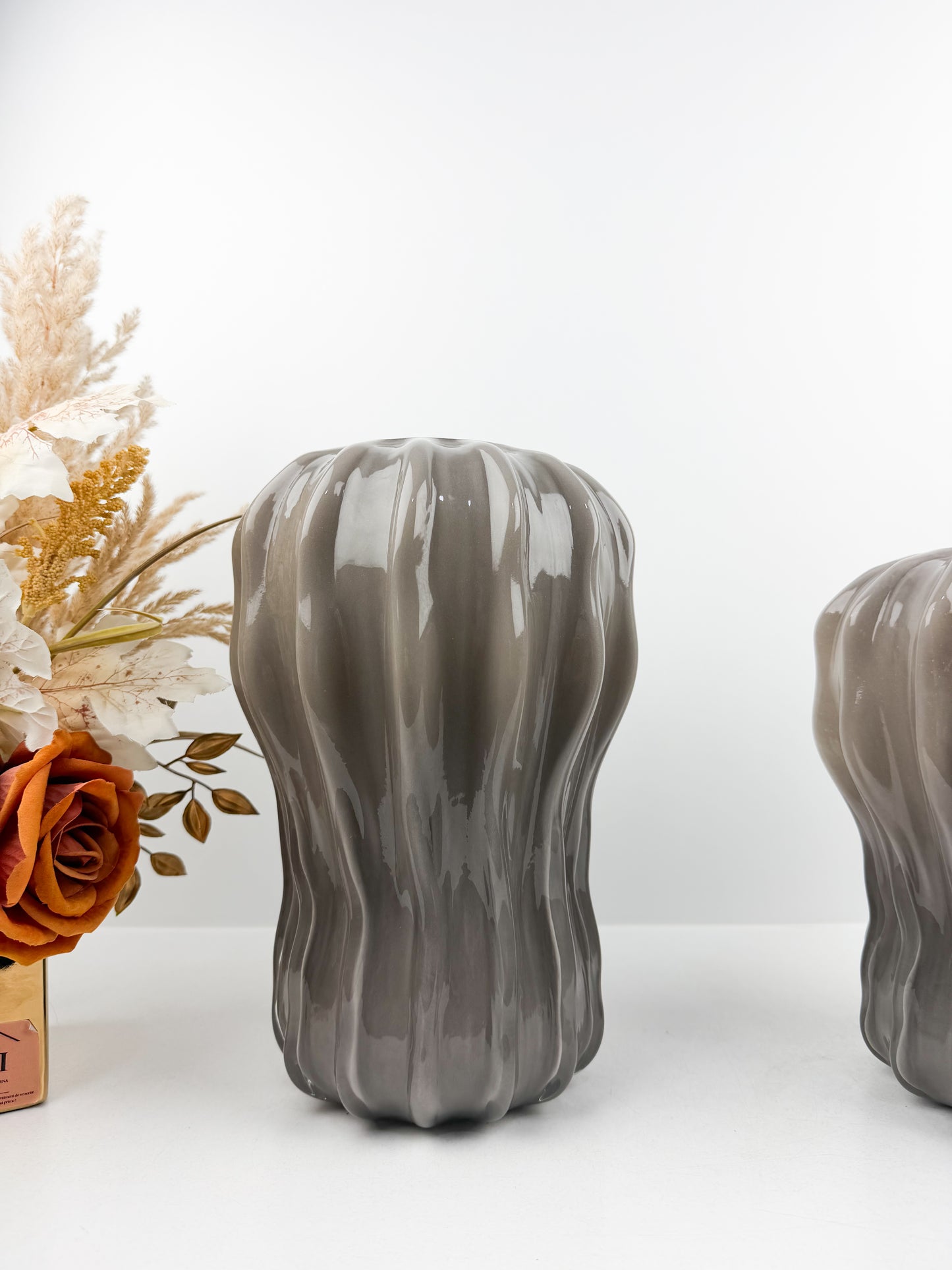 Duo de grands vases aux formes de cactus très chic