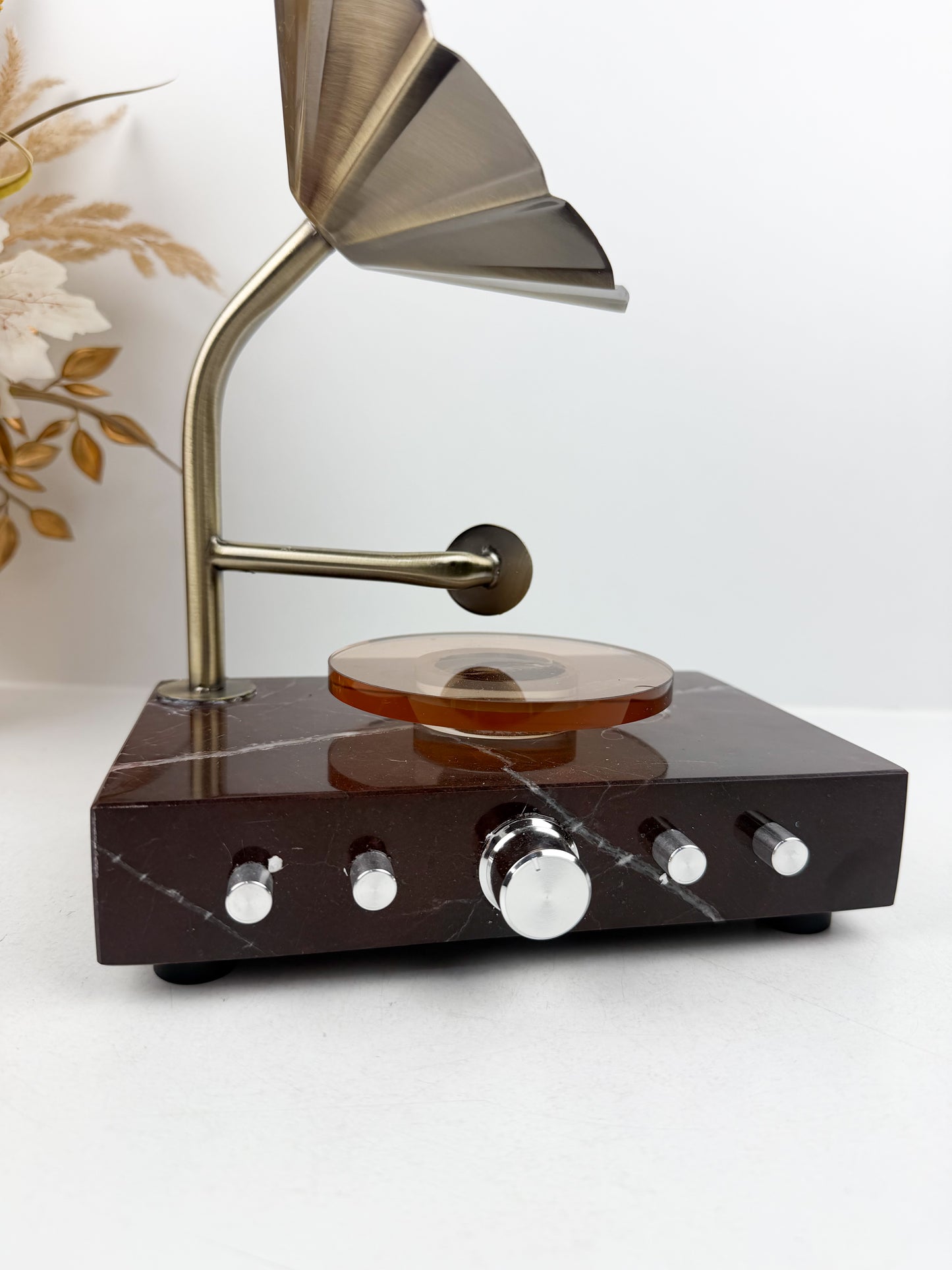 Ornements de jukebox simulé, artisanat moderne, équipement de musique rouge