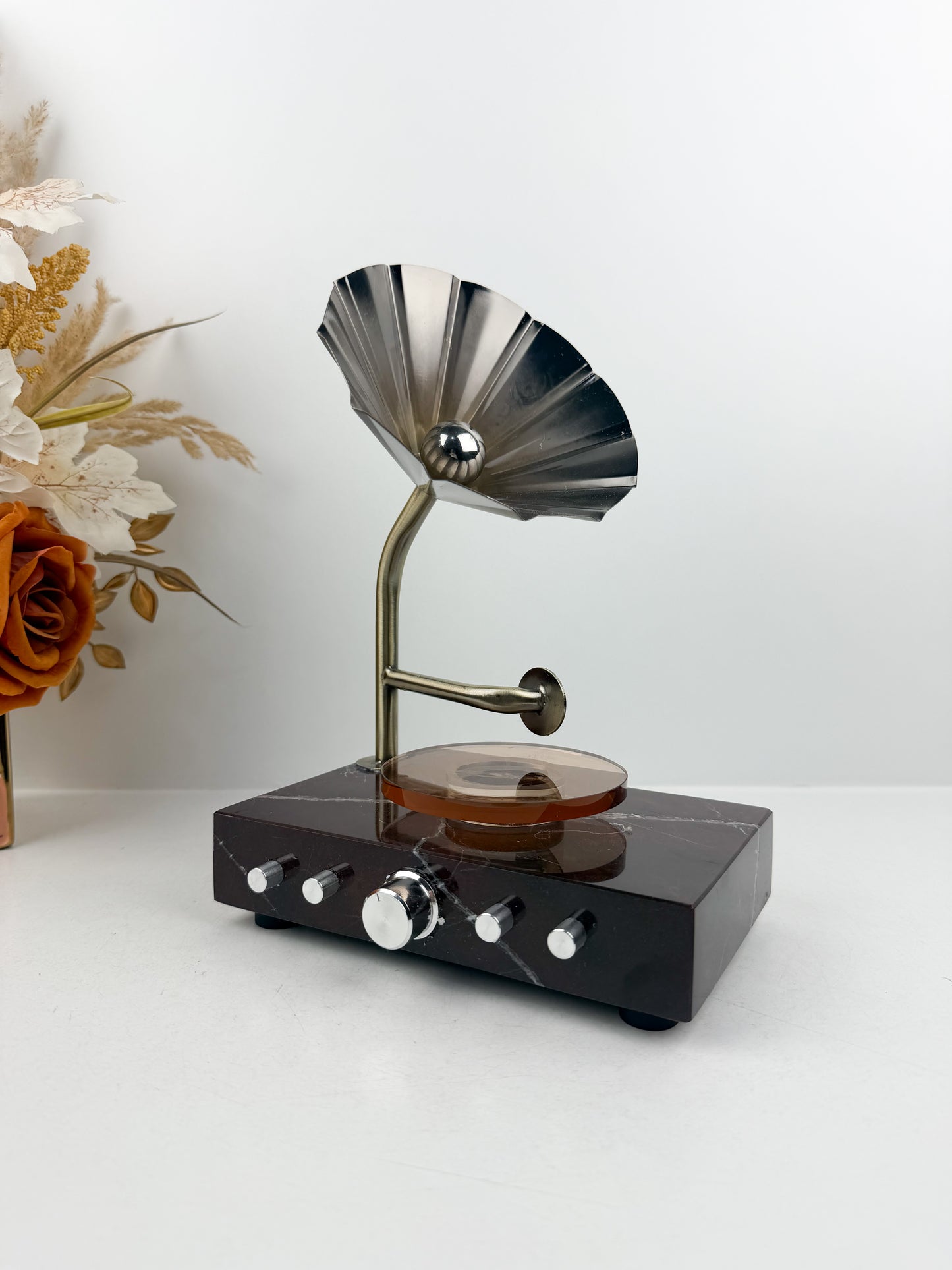 Ornements de jukebox simulé, artisanat moderne, équipement de musique rouge