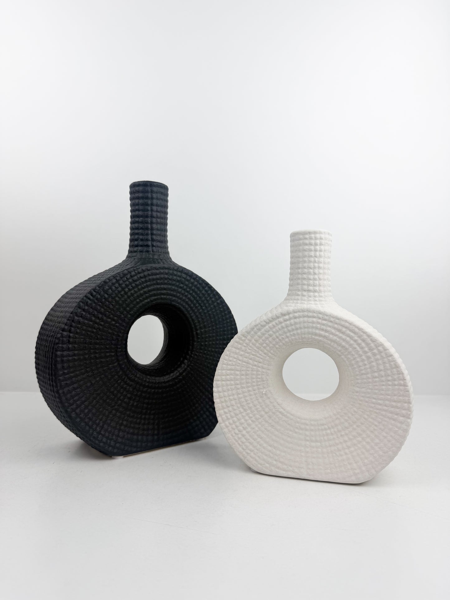 Duo vase décoratif au design contemporain et épuré